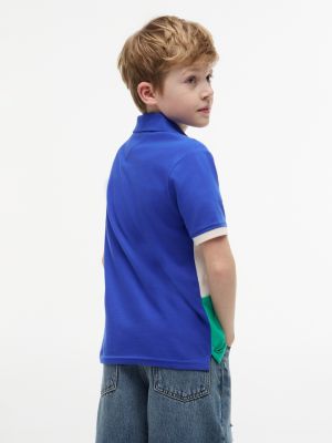 Детские топы Tommy Hilfiger Kids' Tommy Colorblock Stretch Polo — фото 4