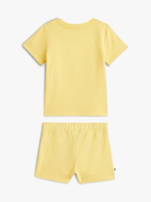 Детские брюки Tommy Hilfiger Babies' Flag Logo T-Shirt & Short Set — фото 2