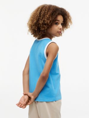 Детские топы Tommy Hilfiger Kids' Script Tommy Logo Tank Top — фото 4