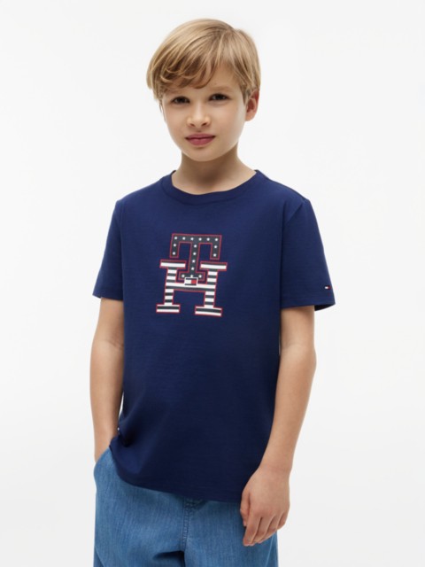 Детские футболки Tommy Hilfiger Kids' Stars & Stripes Monogram T-Shirt