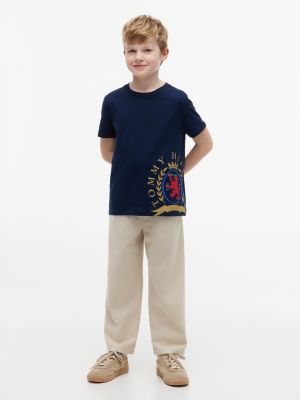 Детские футболки Tommy Hilfiger Kids' Crest Logo T-Shirt — фото 2