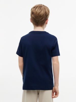 Детские футболки Tommy Hilfiger Kids' Crest Logo T-Shirt — фото 4