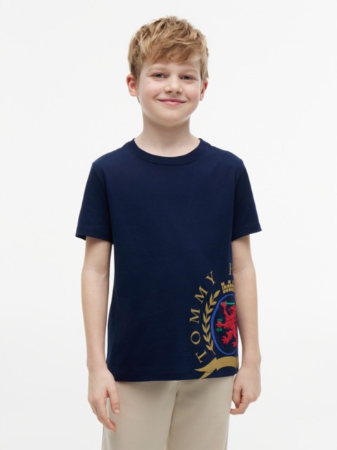 Детские футболки Tommy Hilfiger Kids' Crest Logo T-Shirt