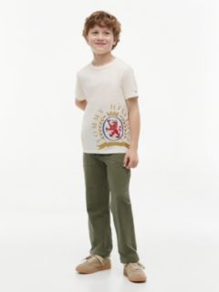 Kids' Crest Logo T-Shirt — Ivory Petal 2