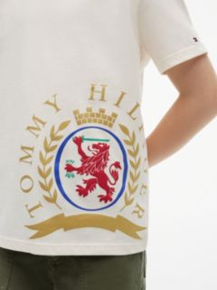 Kids' Crest Logo T-Shirt — Ivory Petal 3