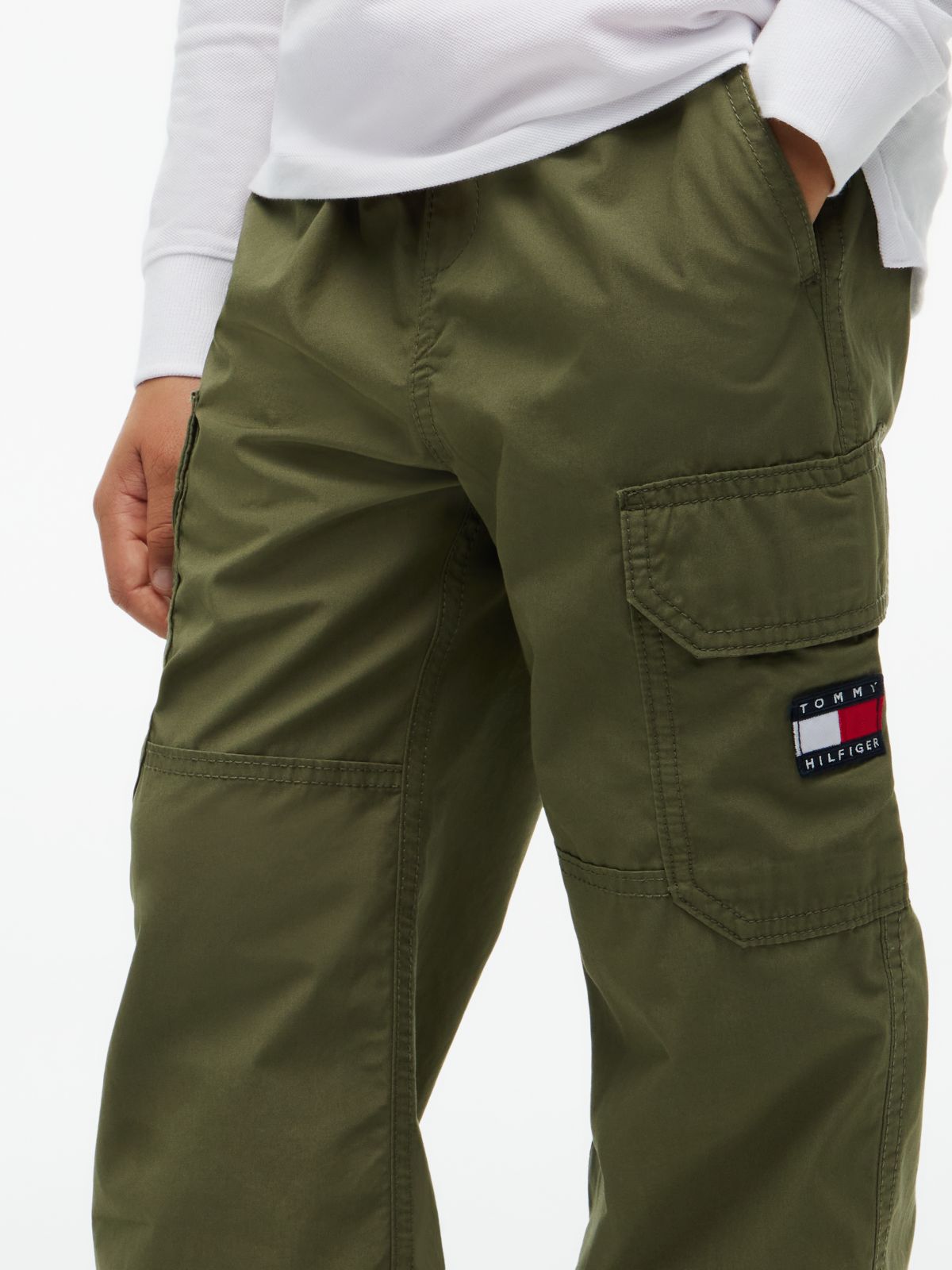 Kids' Lightweight Cargo Jogger — Ghost Fern
