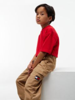 Kids' Lightweight Cargo Jogger — Khaki 3