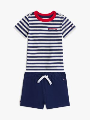 Babies' Striped T-Shirt & Short Set from Tommy Hilfiger - $27.90