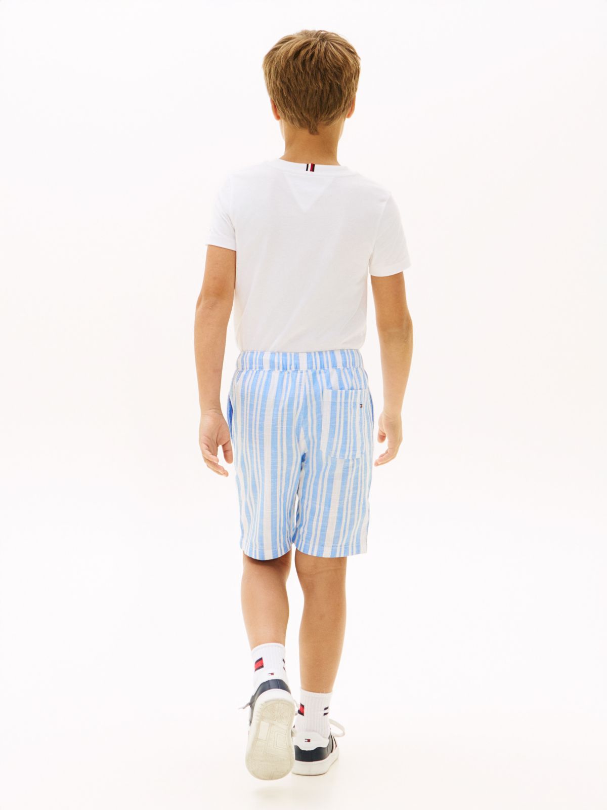 Kids' Striped Short — Blue Spell