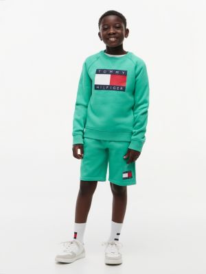 Детские брюки Tommy Hilfiger Kids' Flag Logo Sweatshort — фото 2