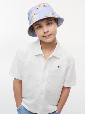 Детские головные уборы Tommy Hilfiger Kids' Floral Print Bucket Hat — фото 4