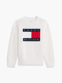 Kids' Flag Logo Sweater — Ecru 5