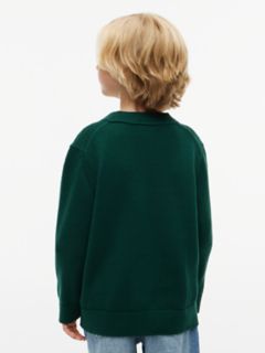 Kids' Crest Logo Sweater — Ornamental Green 4
