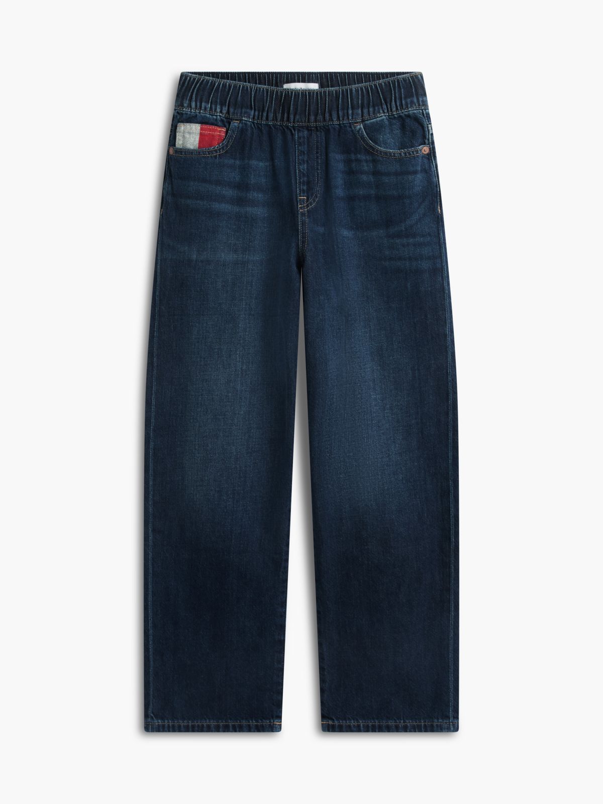Kids' Relaxed Pull-On Jean — Dark Wash