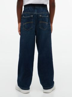 Kids' Relaxed Pull-On Jean — Dark Wash 4