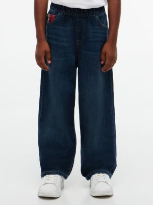 Kids' Relaxed Pull-On Jean, Dark Wash