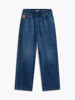 Kids' Relaxed Pull-On Jean — Med Wash 6