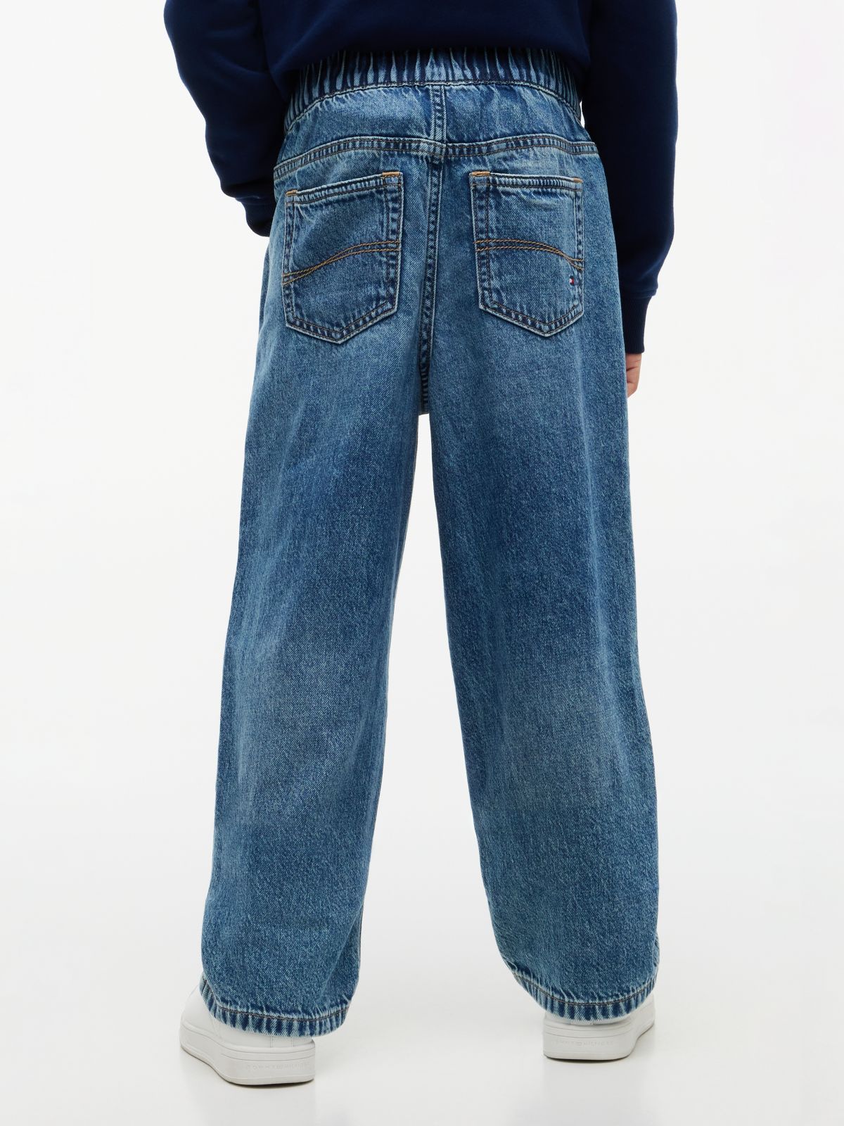 Kids' Relaxed Pull-On Jean — Med Wash
