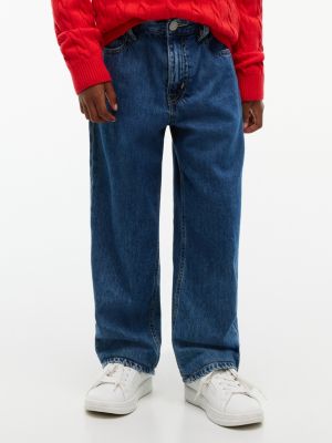 Kids' Relaxed Pull-On Jean, Med Wash