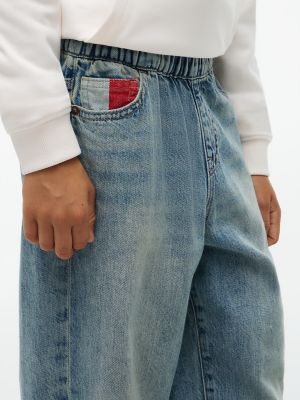 Детские джинсы Tommy Hilfiger Relaxed Pull-On Jean, цвет: Светлая варка — фото 3
