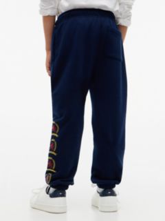 Kids' Crest Logo Sweatpant — Carbon Navy 4