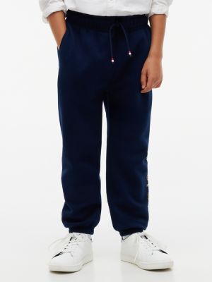 Kids' Crest Logo Sweatpant, Carbon Navy