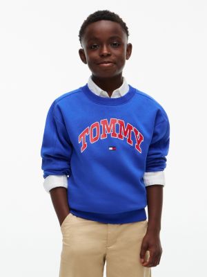 Kids' Varsity Tommy Logo Sweatshirt, Noble Blue
