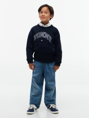 Детские худи Tommy Hilfiger Kids' Varsity Tommy Logo Sweatshirt — фото 2