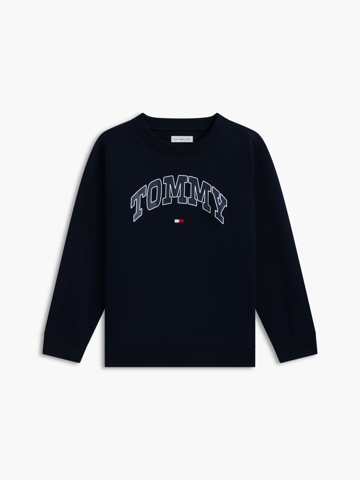 Kids' Varsity Tommy Logo Sweatshirt — Navy Blue