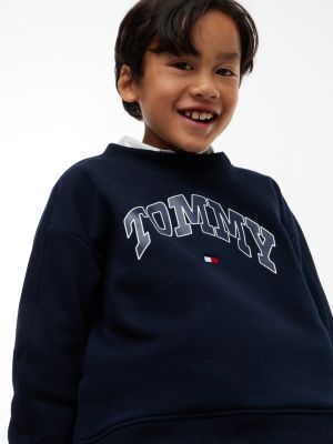 Детские худи Tommy Hilfiger Kids' Varsity Tommy Logo Sweatshirt — фото 3
