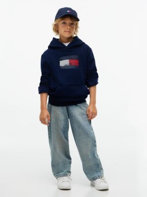 Детские худи Tommy Hilfiger Kids' Paintbrush Flag — фото 2