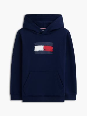 Детские худи Tommy Hilfiger Kids' Paintbrush Flag — фото 5