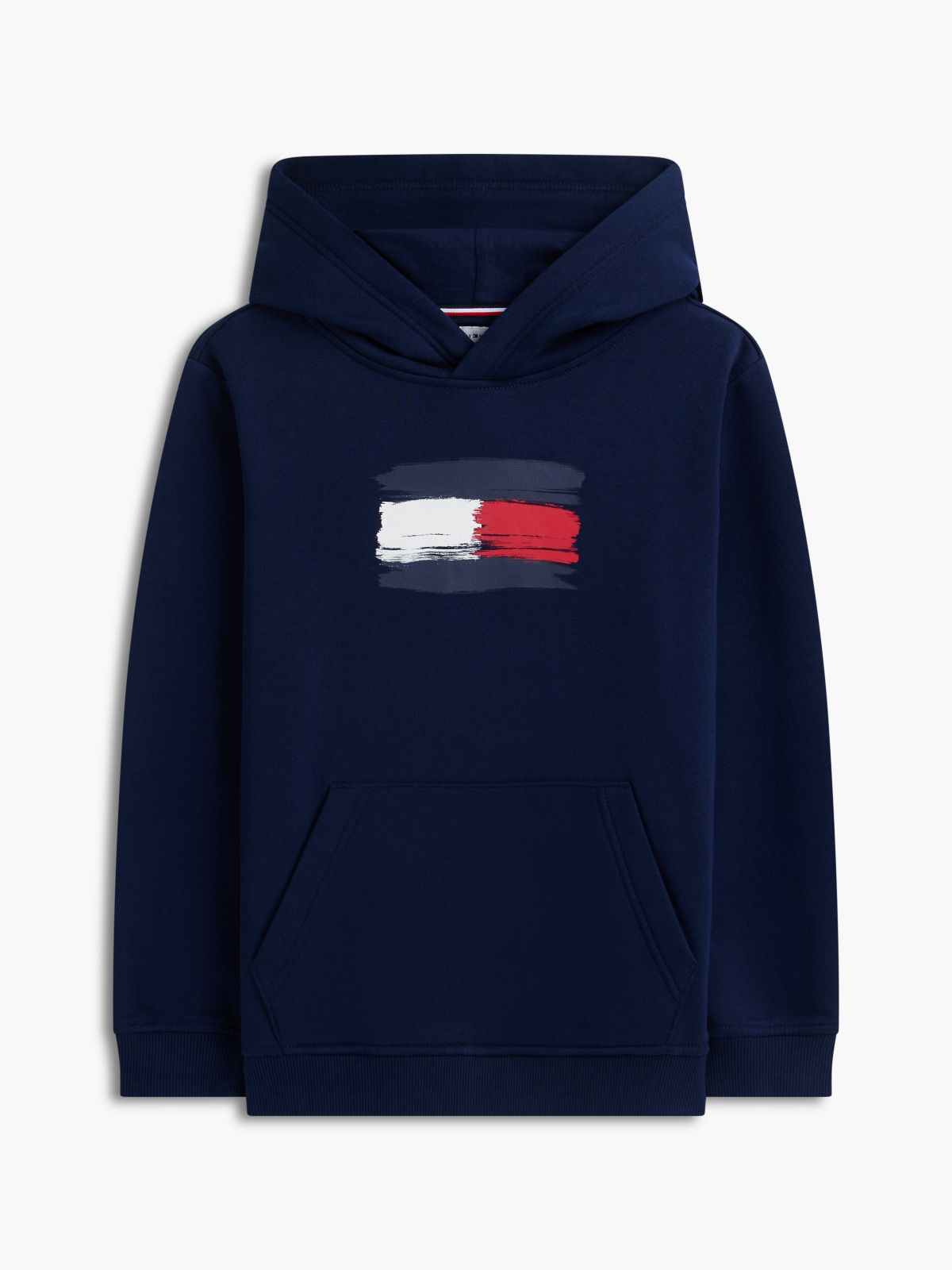 Kids' Paintbrush Flag Hoodie — Carbon Navy
