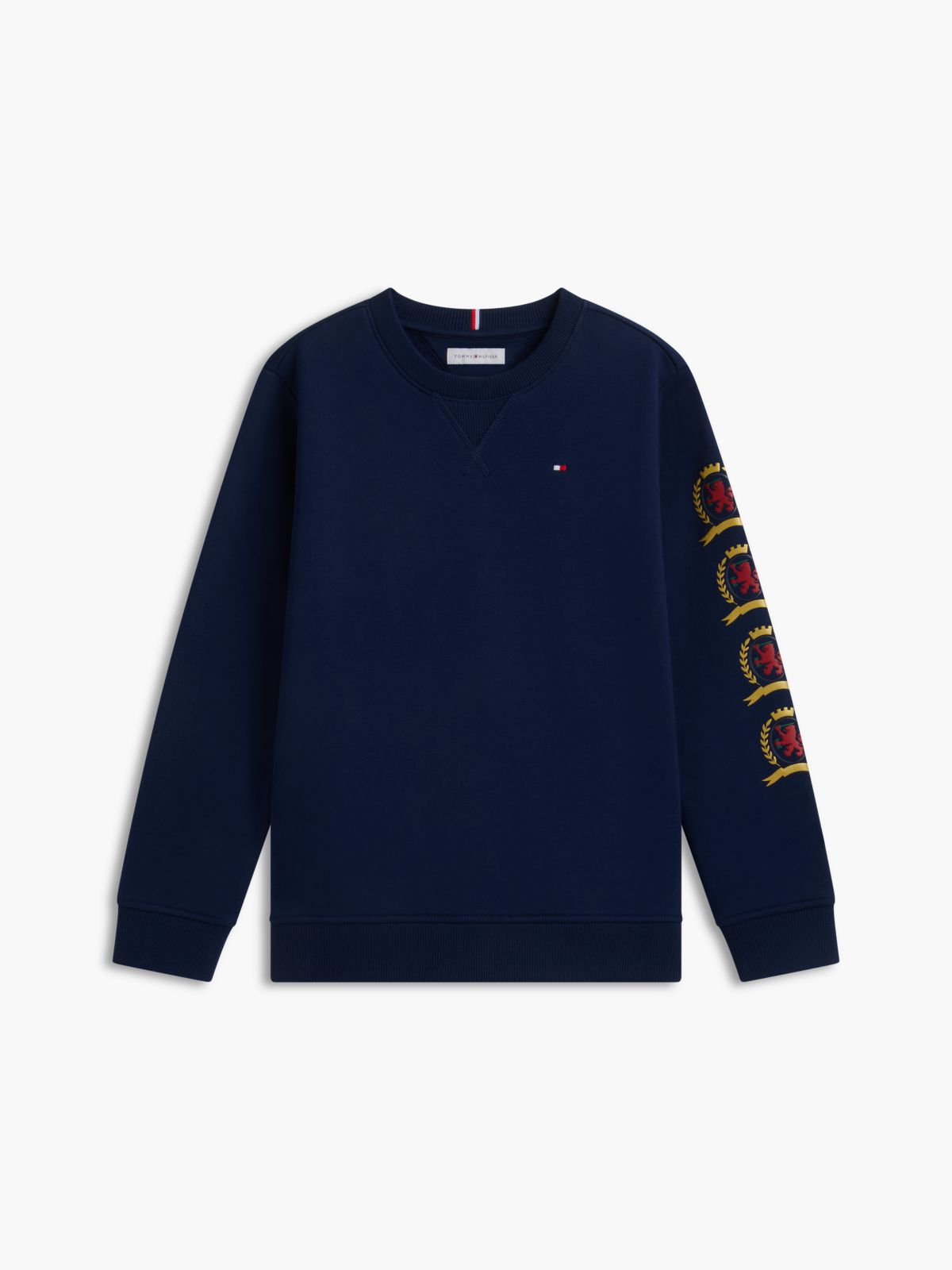 Kids' Crest Logo Sweatshirt — Carbon Navy