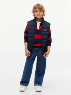 Kids' Packable Water-Resistant Vest — Navy Blue 2