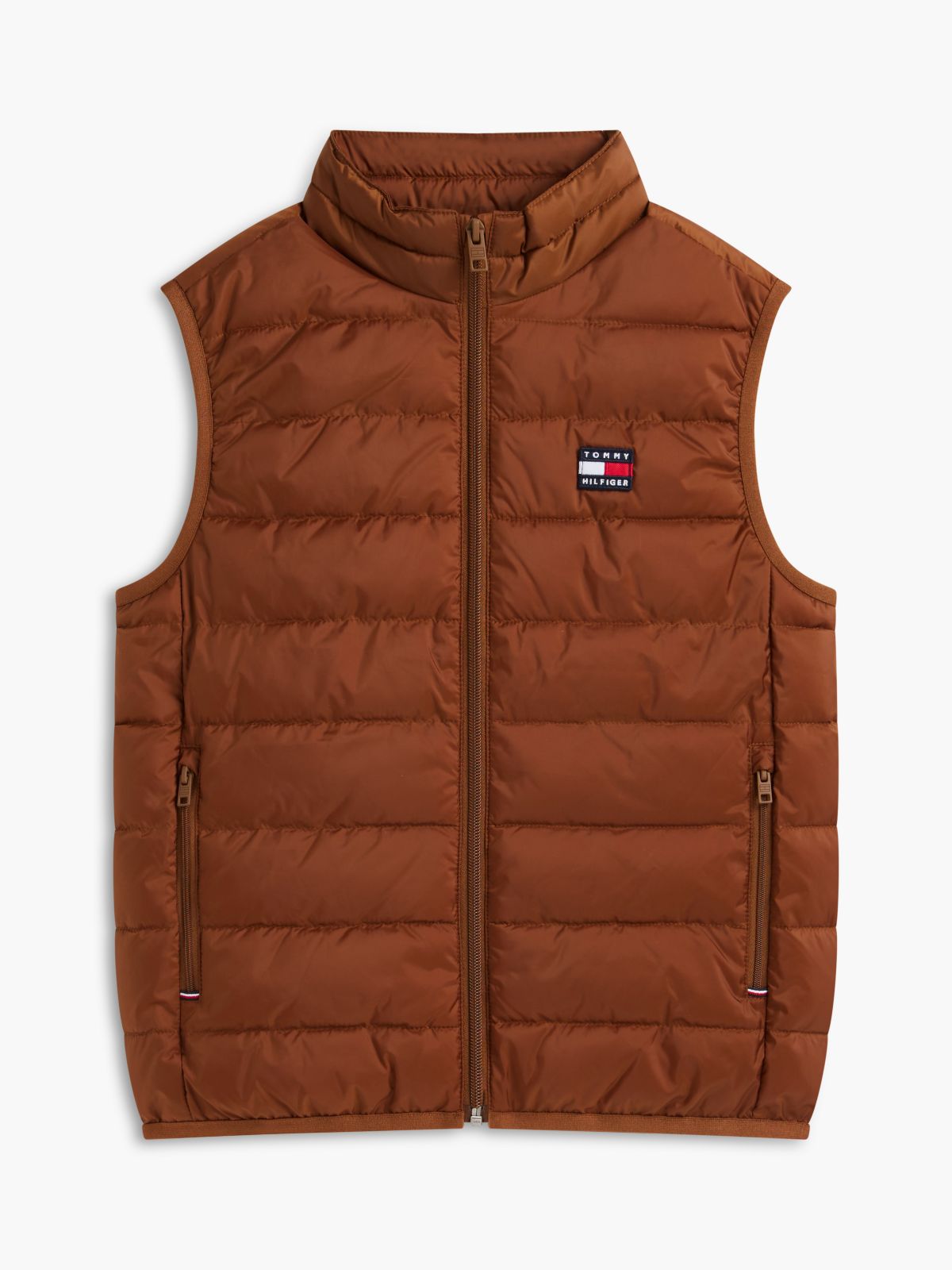 Kids' Packable Water-Resistant Vest — Pecan Nut