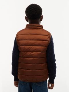 Kids' Packable Water-Resistant Vest — Pecan Nut 4