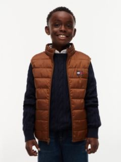 Kids' Packable Water-Resistant Vest — Pecan Nut 1