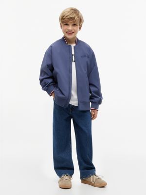 Детские куртки Tommy Hilfiger Kids' Hilfiger Logo Bomber Jacket — фото 2