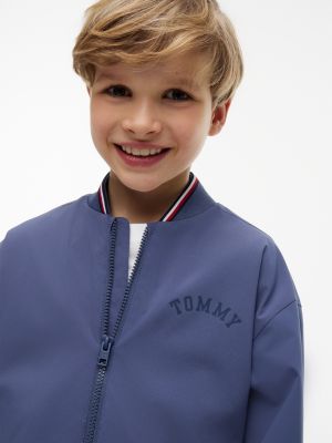 Детские куртки Tommy Hilfiger Kids' Hilfiger Logo Bomber Jacket — фото 3