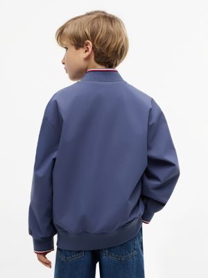 Детские куртки Tommy Hilfiger Kids' Hilfiger Logo Bomber Jacket — фото 4