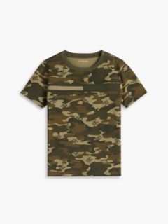 Kids' Allover Monogram Camo T-Shirt — Huntsman Green 5