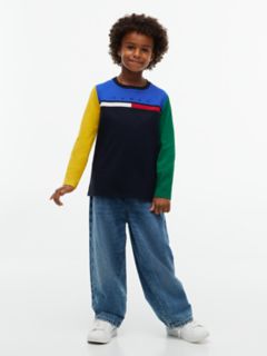 Kids' Colorblock T-Shirt — Navy Blue 2