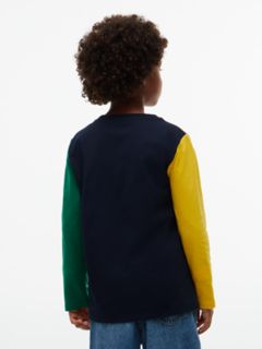 Kids' Colorblock T-Shirt — Navy Blue 4