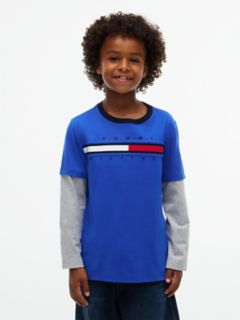 Kids' Double-Sleeve T-Shirt — Noble Blue 1