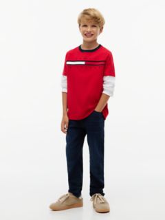 Kids' Double-Sleeve T-Shirt — Red 2