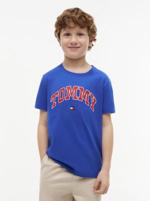 Kids' Varsity Tommy Logo T-Shirt, Noble Blue