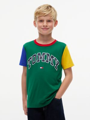 Kids' Varsity Tommy Logo T-Shirt, Green