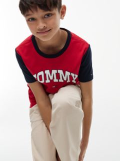 Kids' Varsity Tommy Logo T-Shirt — Red 3