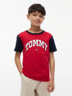 Kids' Varsity Tommy Logo T-Shirt — Red 1